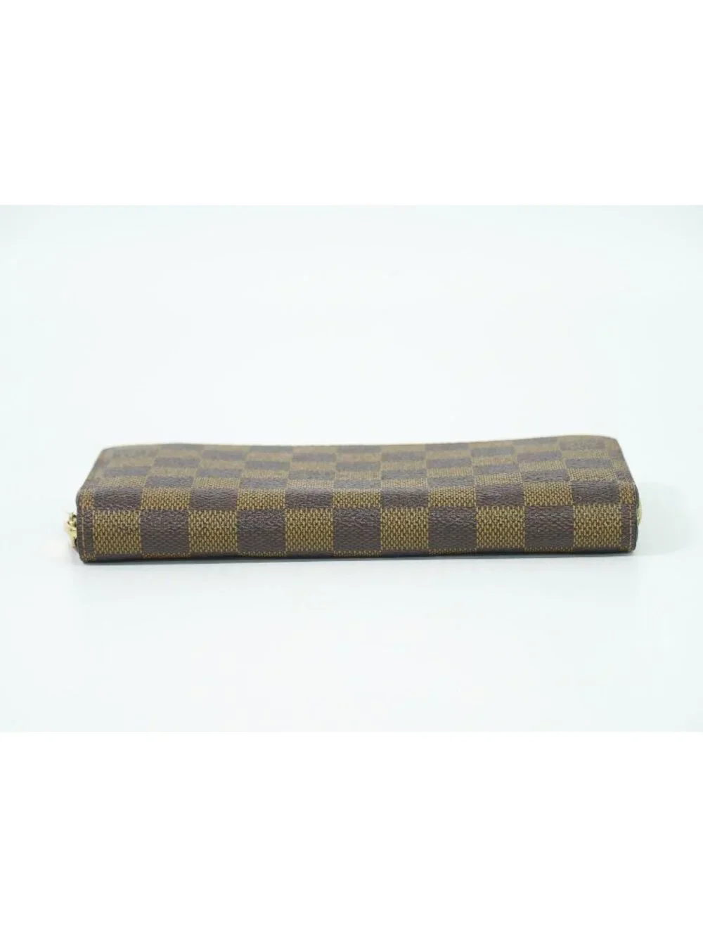 Louis Vuitton LV Zippy Wallet Damier Ebene Brown Vintage